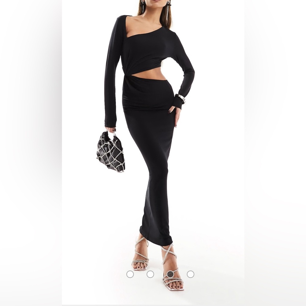 asos design asymmetrical dress - size 4 worn only once